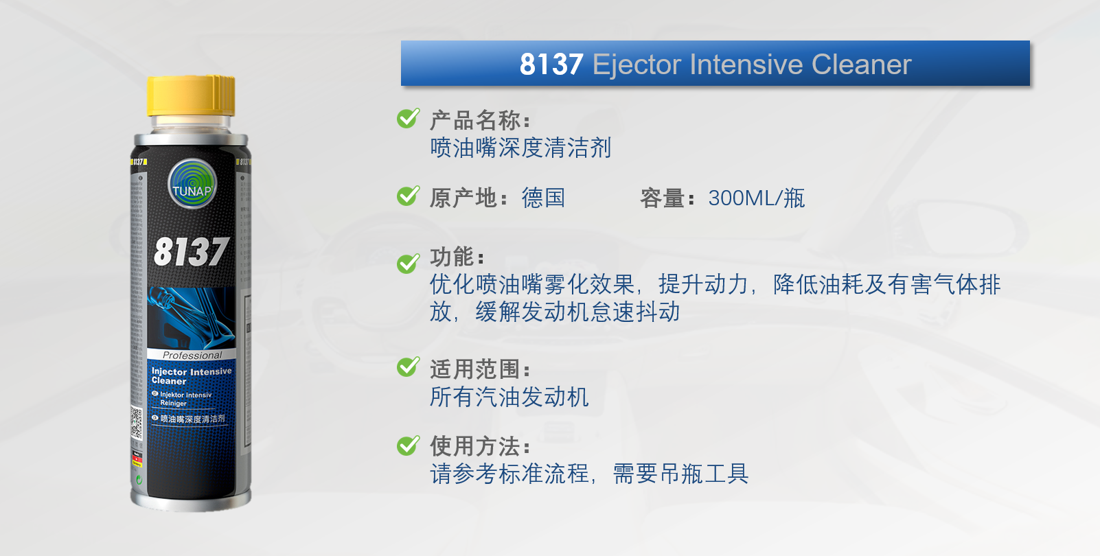 8137 喷油嘴深度清洁剂 (图1)